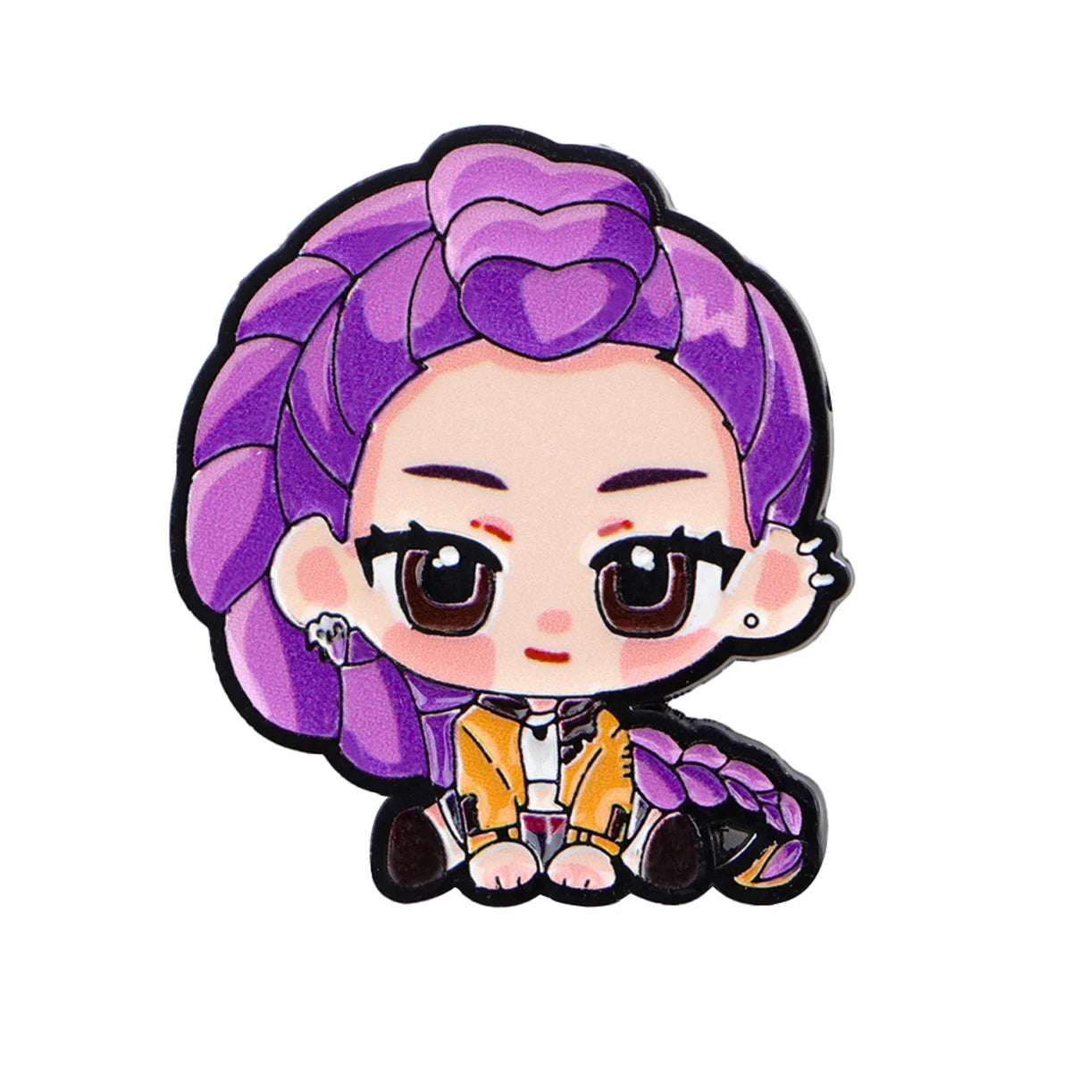 3-Pcs Chibi Girls Enamel Pin Set