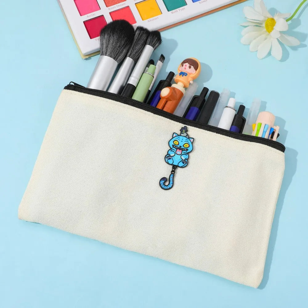 Mad Blue Cat Enamel Pin