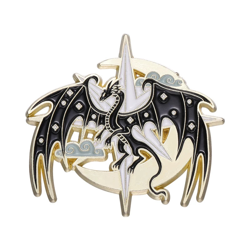 Black Dragon Enamel Pin