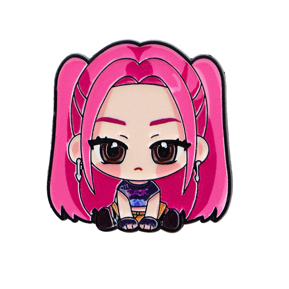 3-Pcs Chibi Girls Enamel Pin Set