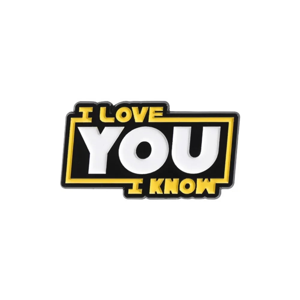 5-Pcs Force Quotes Enamel Pin Set Collection